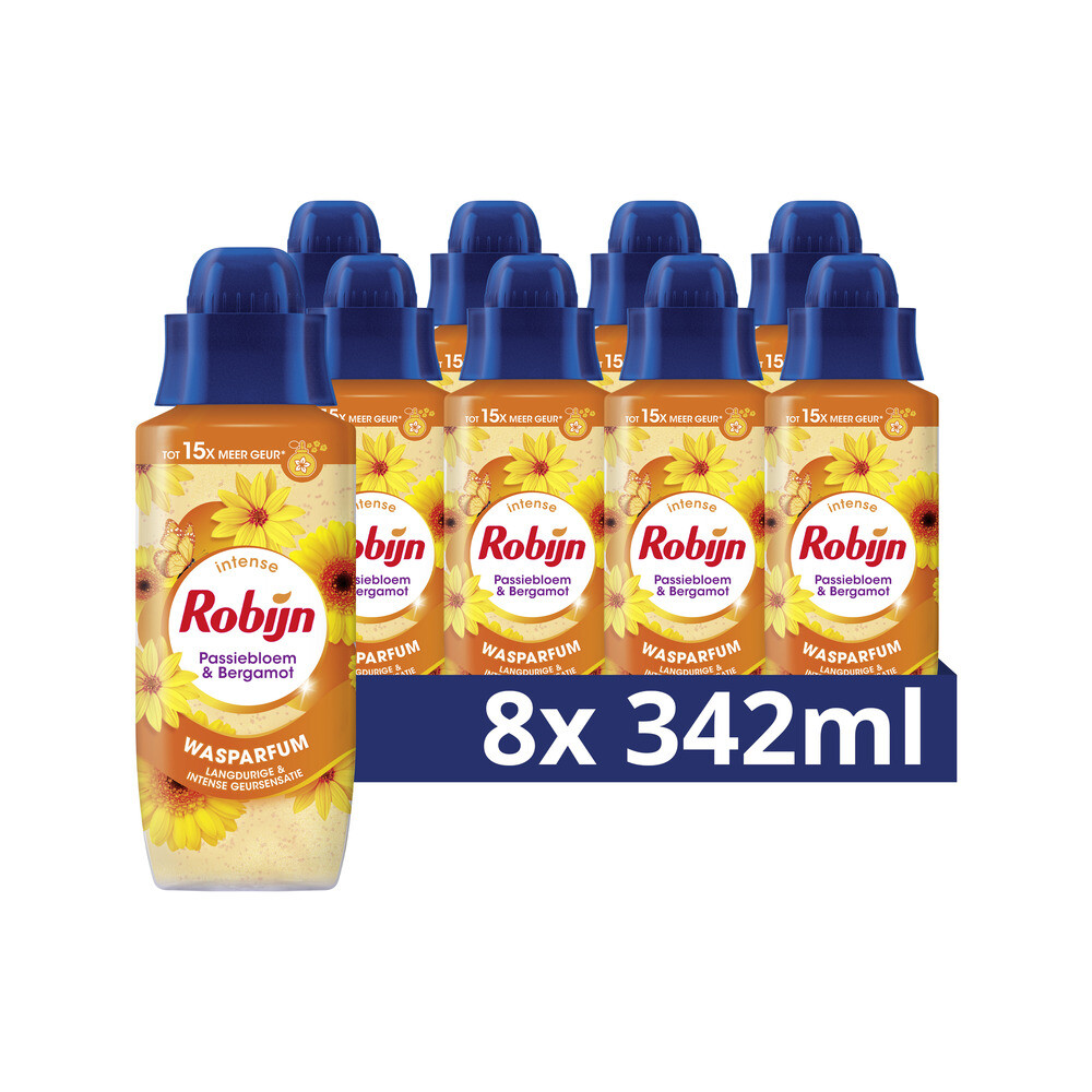 8x Robijn Wasparfum Passiebloem&Bergamot 324 Ml