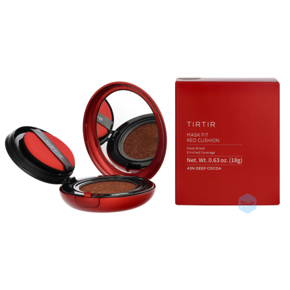 TIRTIR Mask Fit Red Cushion Foundation SPF40 43N Deep Cocoa 18 gr