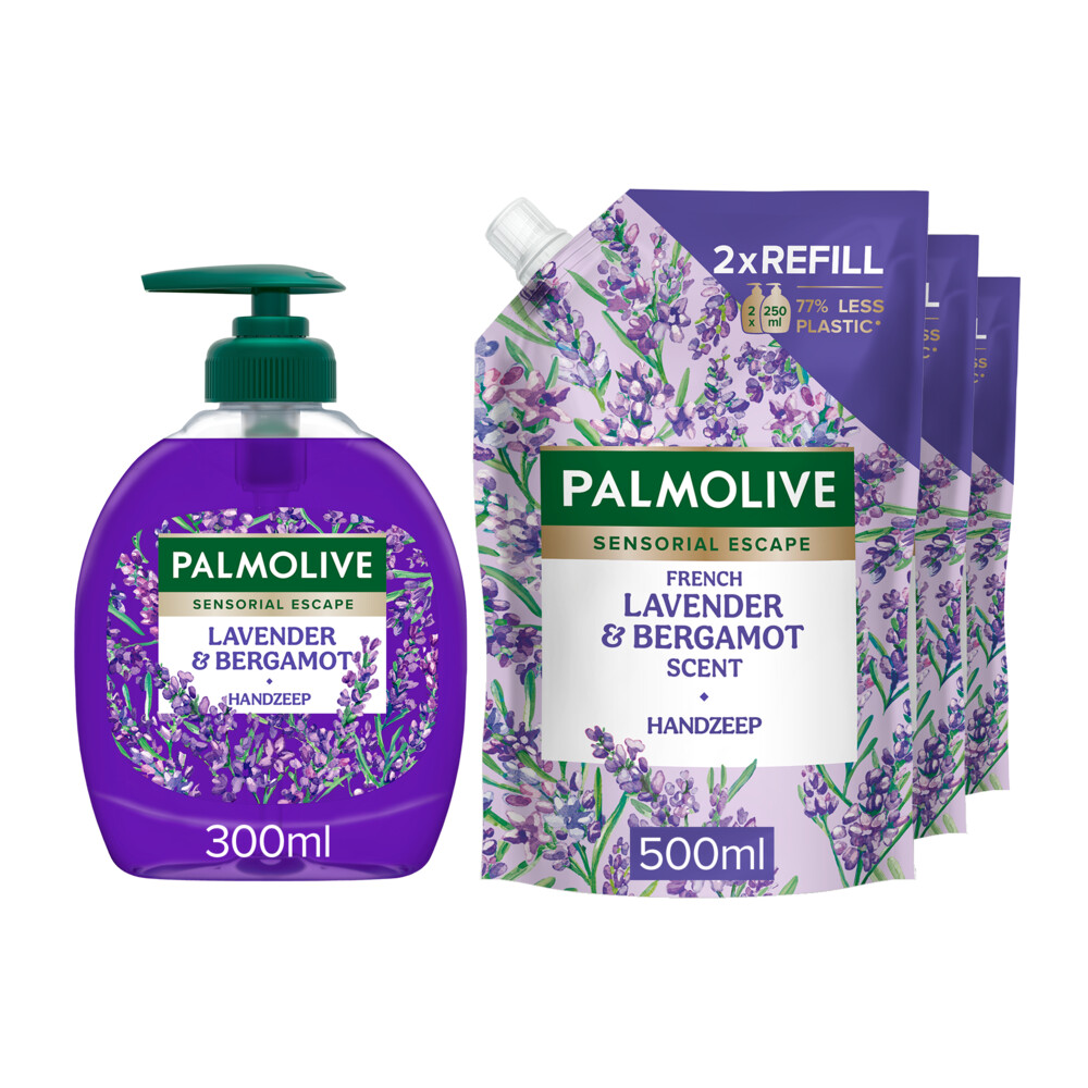 Palmolive Handzeep Sensorial Escape French Lavender&Bergamot Pakket