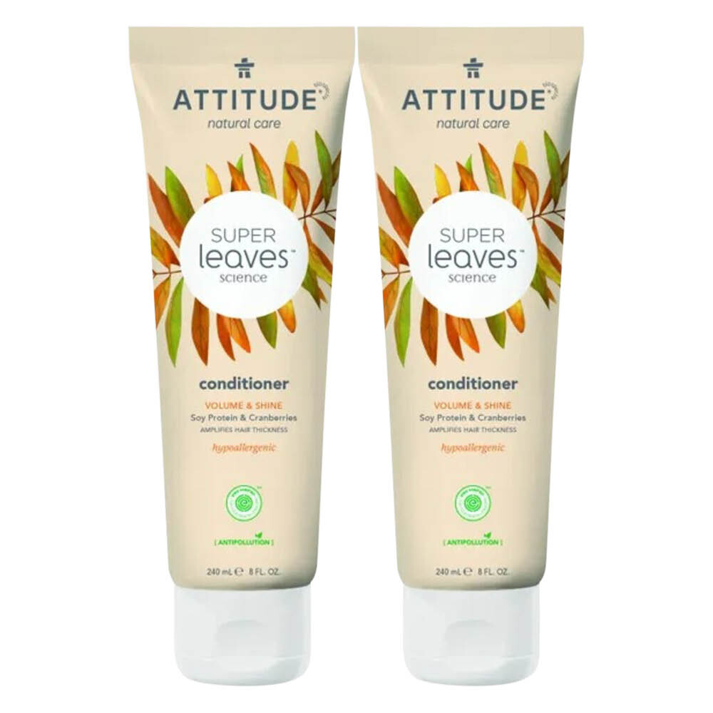 2x Attitude Conditioner Volume Shine Soy Protein&Cranberries 240 ml