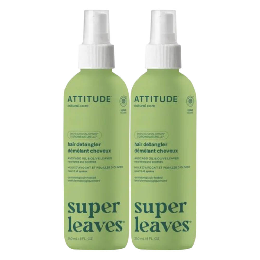 2x Attitude Anti-klit Haarspray Avocado Oil&Olive Leaves 240 ml