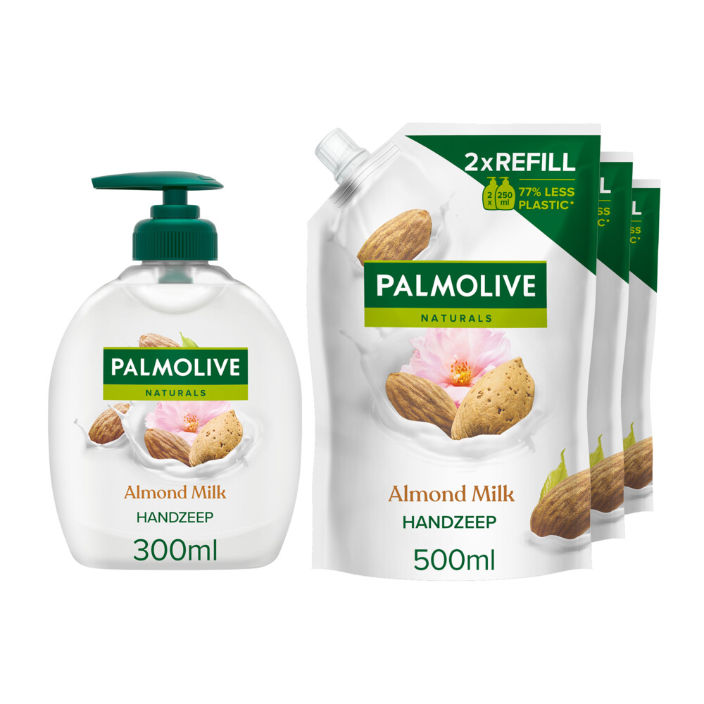 Palmolive Handzeep Naturals Almond Milk Pakket