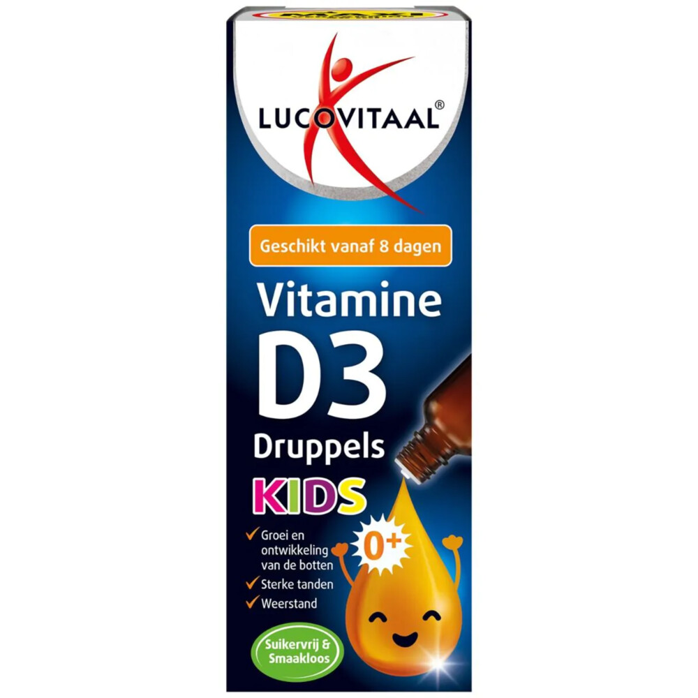 2+2 gratis: Lucovitaal Vitamine D3 Druppels Kids 50 ml