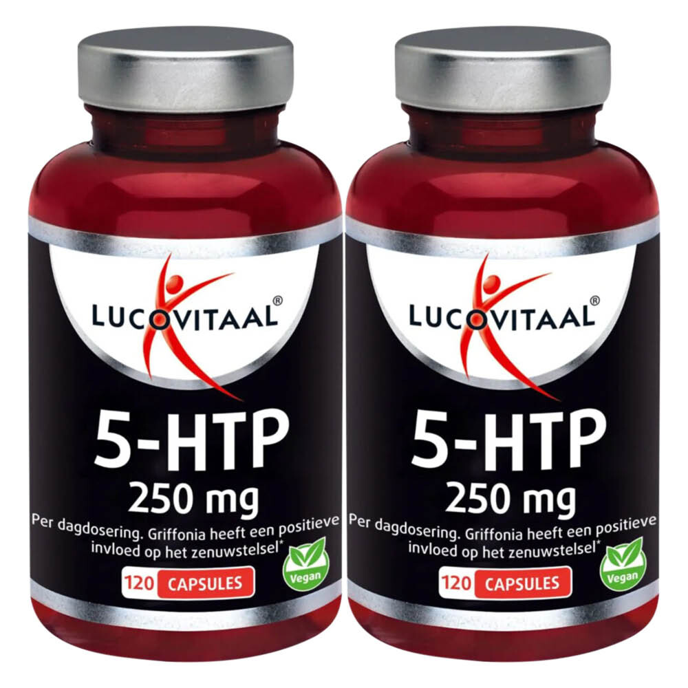 Gratis Verzending: 2x Lucovitaal 5-HTP 250 mg 120 capsules