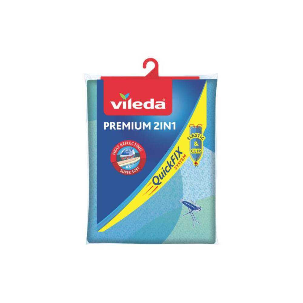 Vileda Strijkplankovertrek Premium 2in1 1 Stuk