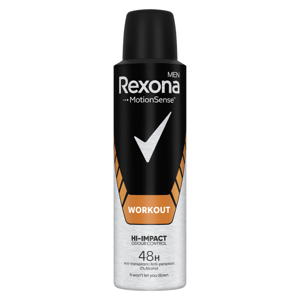 6x Rexona Deodorant Spray Hi-Impact Workout 150 ml