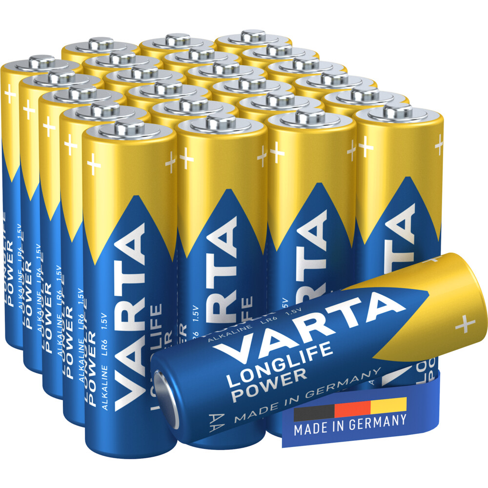 Varta Longlife Power Batterijen AA Clear Value Pack 24 stuks