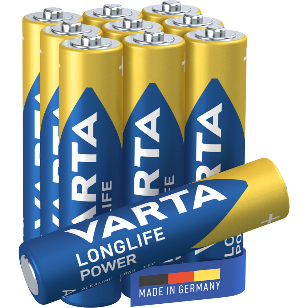 Varta Longlife Power Batterijen AAA Blister 10 stuks