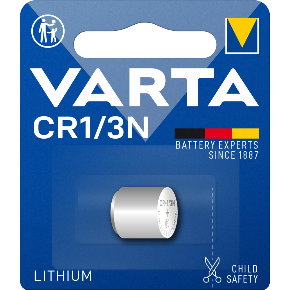 10x Varta Lithium Coin Batterijen CR1/3N Blister