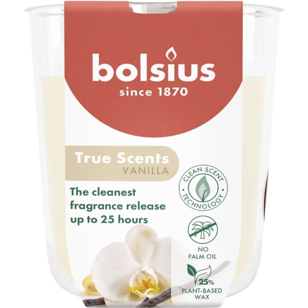 3+1 gratis: Bolsius Geurkaars True Scents Vanille
