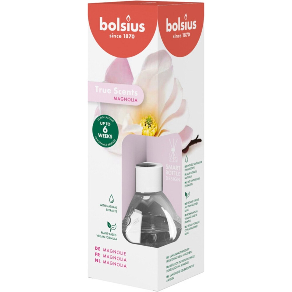 3+1 gratis: Bolsius Geurstokjes True Joy Magnolia 60 ml