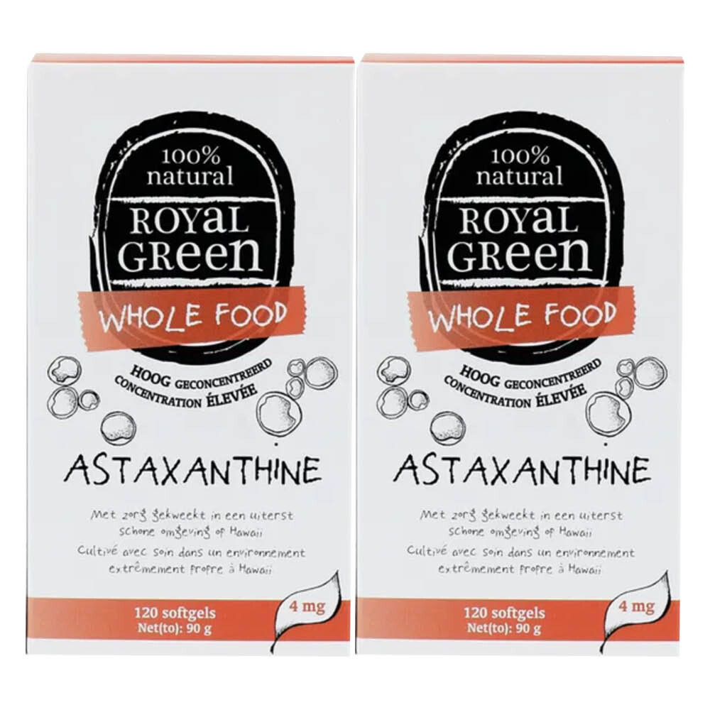 2x Royal Green Astaxanthine 120 softgels