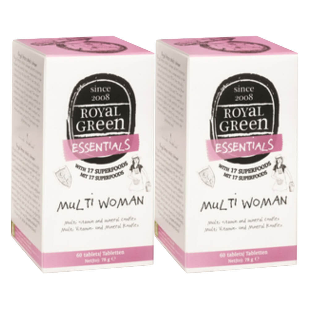2x Royal Green Multi Woman 60 tabletten
