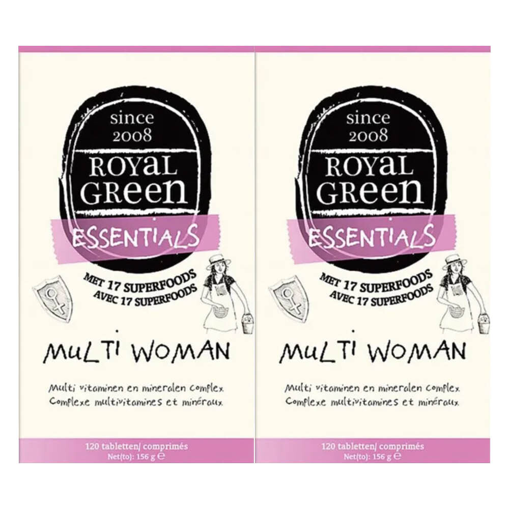 2x Royal Green Multi Woman 120 tabletten