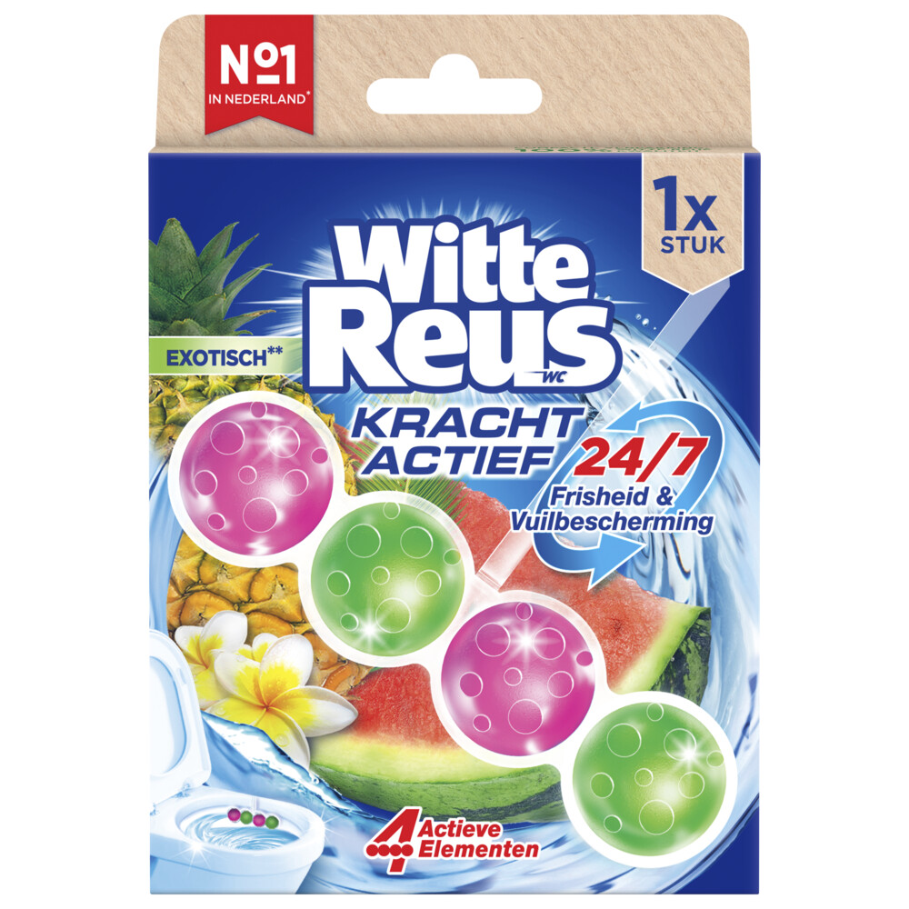 Witte Reus Toiletblok Kracht Actief Exotisch