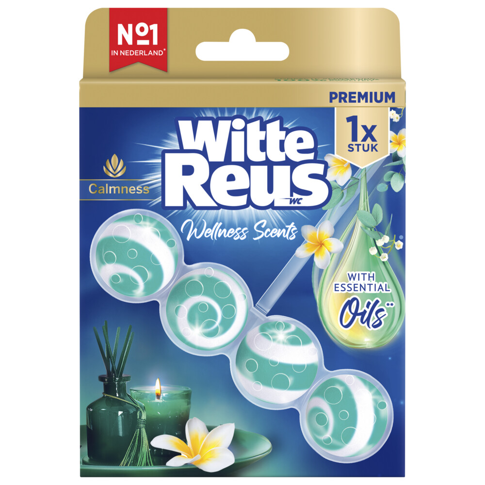 10x Witte Reus Toiletblok Wellness Scents Calmness