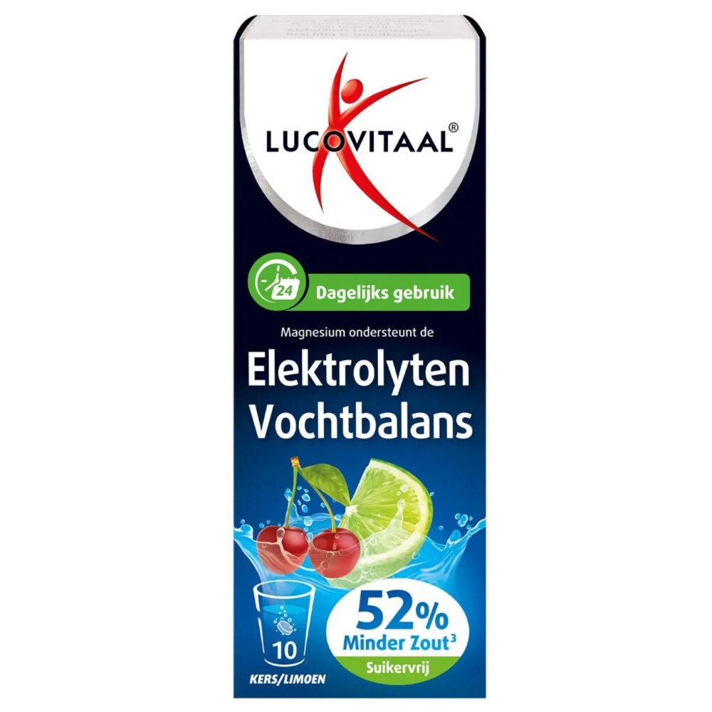 , Lucovitaal Elektrolyten Vochtbalans 10 Bruistabletten