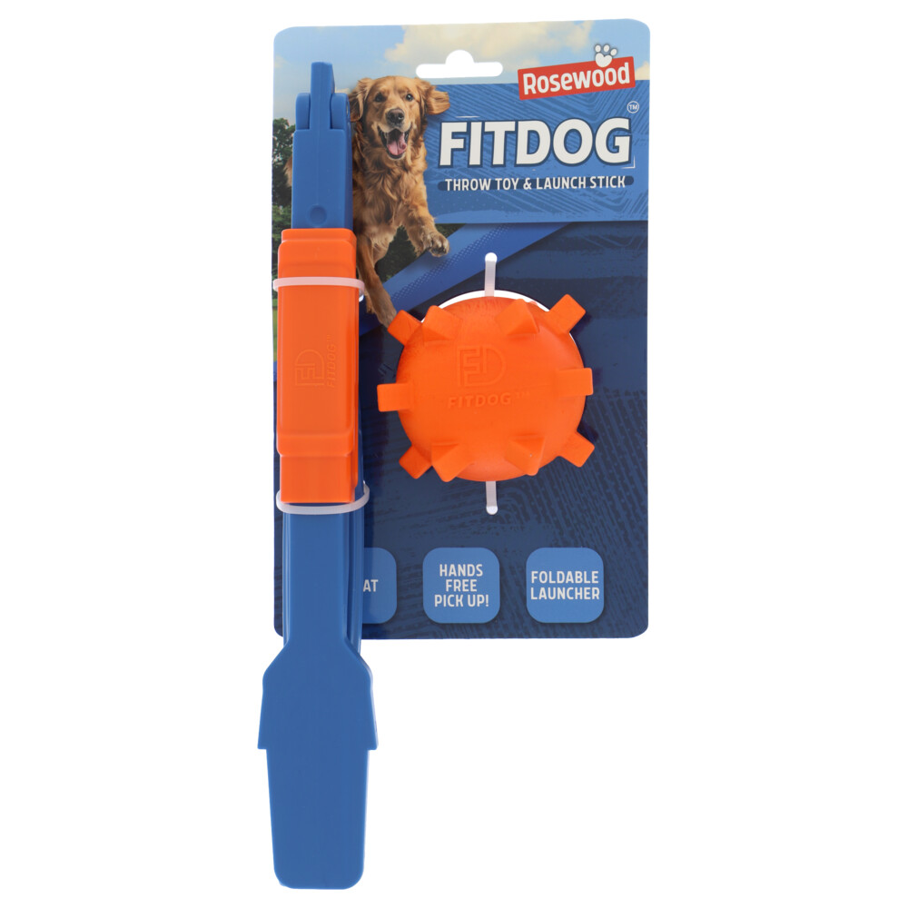Rosewood Fitdog Ball With Launcher