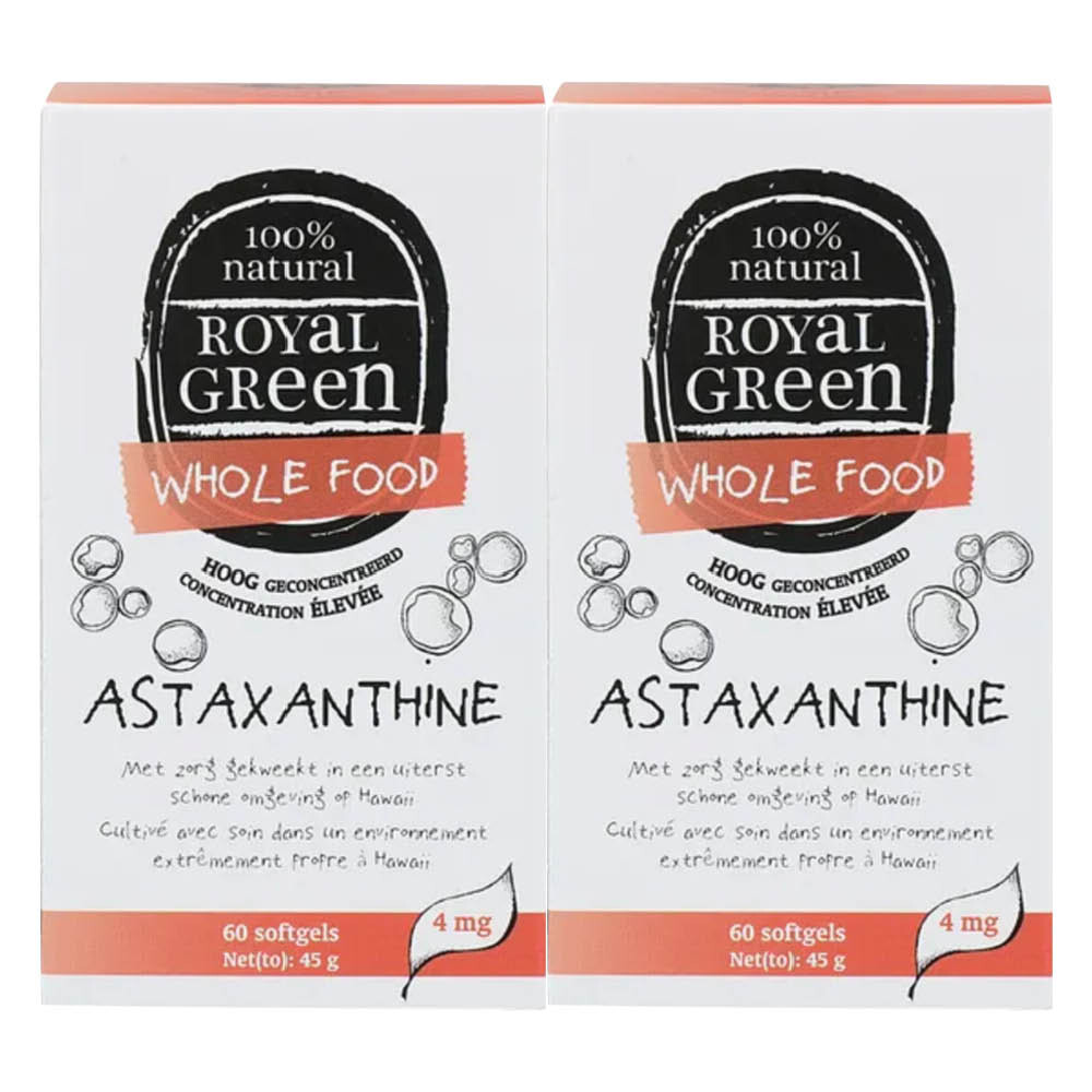 2x Royal Green Astaxantine 60 softgels