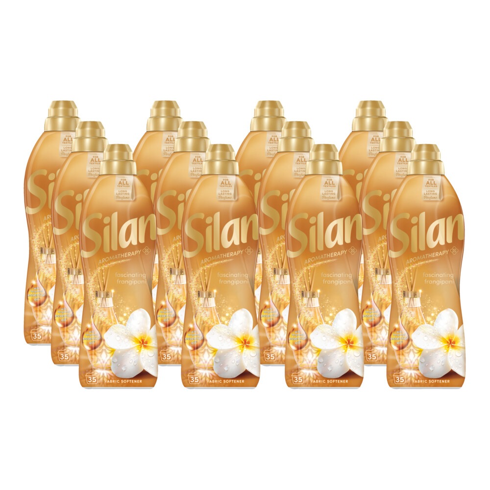 12x Silan Wasverzachter At Fascinating Frangipani 35 Wasbeurten 770 Ml