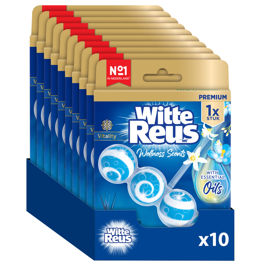 10x Witte Reus Toiletblok Wellness Scents Vitality