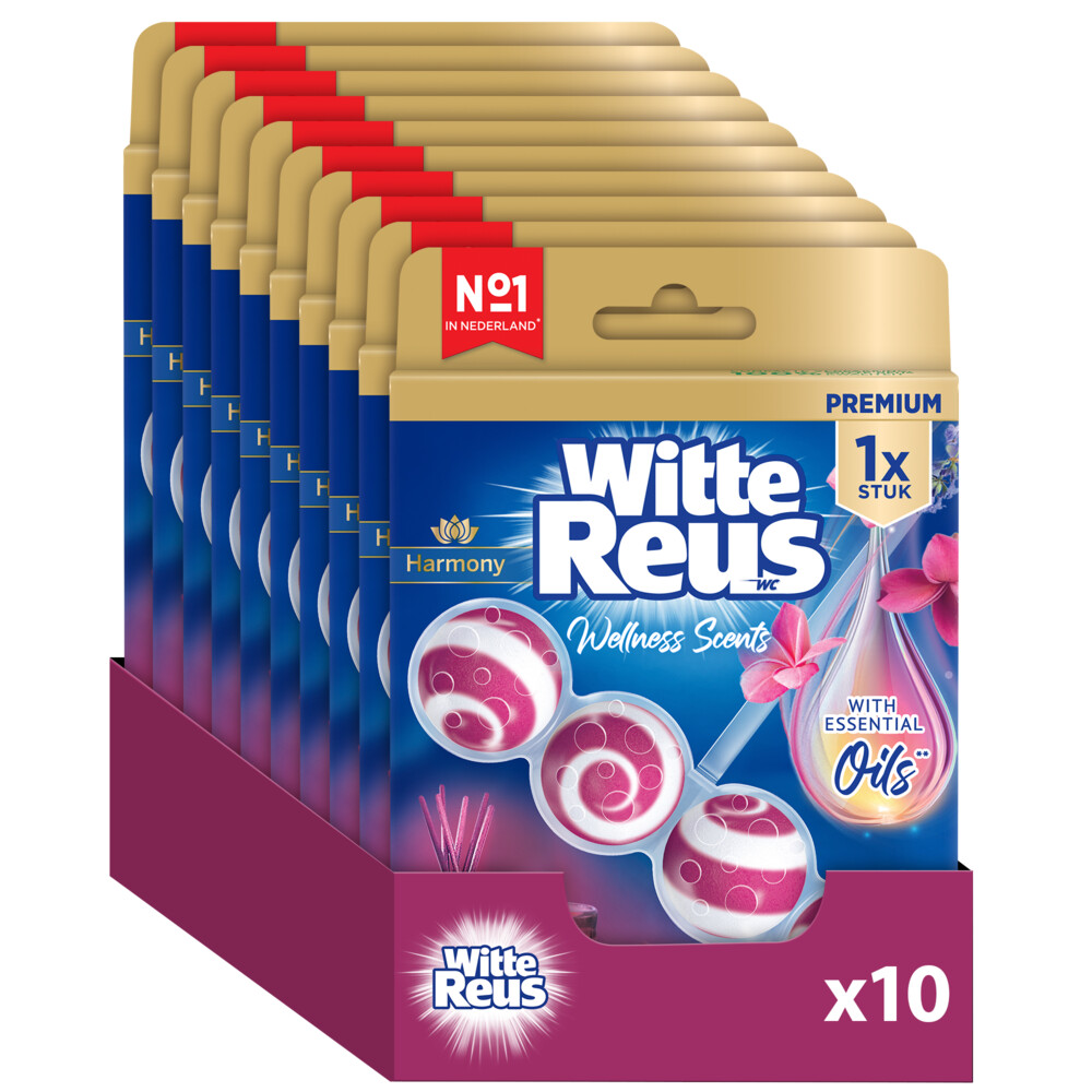 10x Witte Reus Toiletblok Wellness Scents Harmony