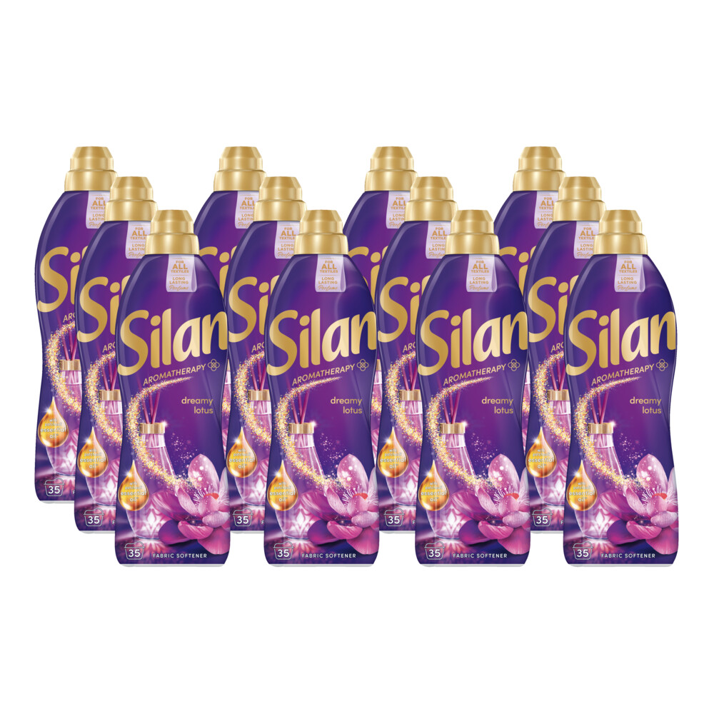 12x Silan Wasverzachter AT Dreamy Lotus 35 Wasbeurten 770 ml