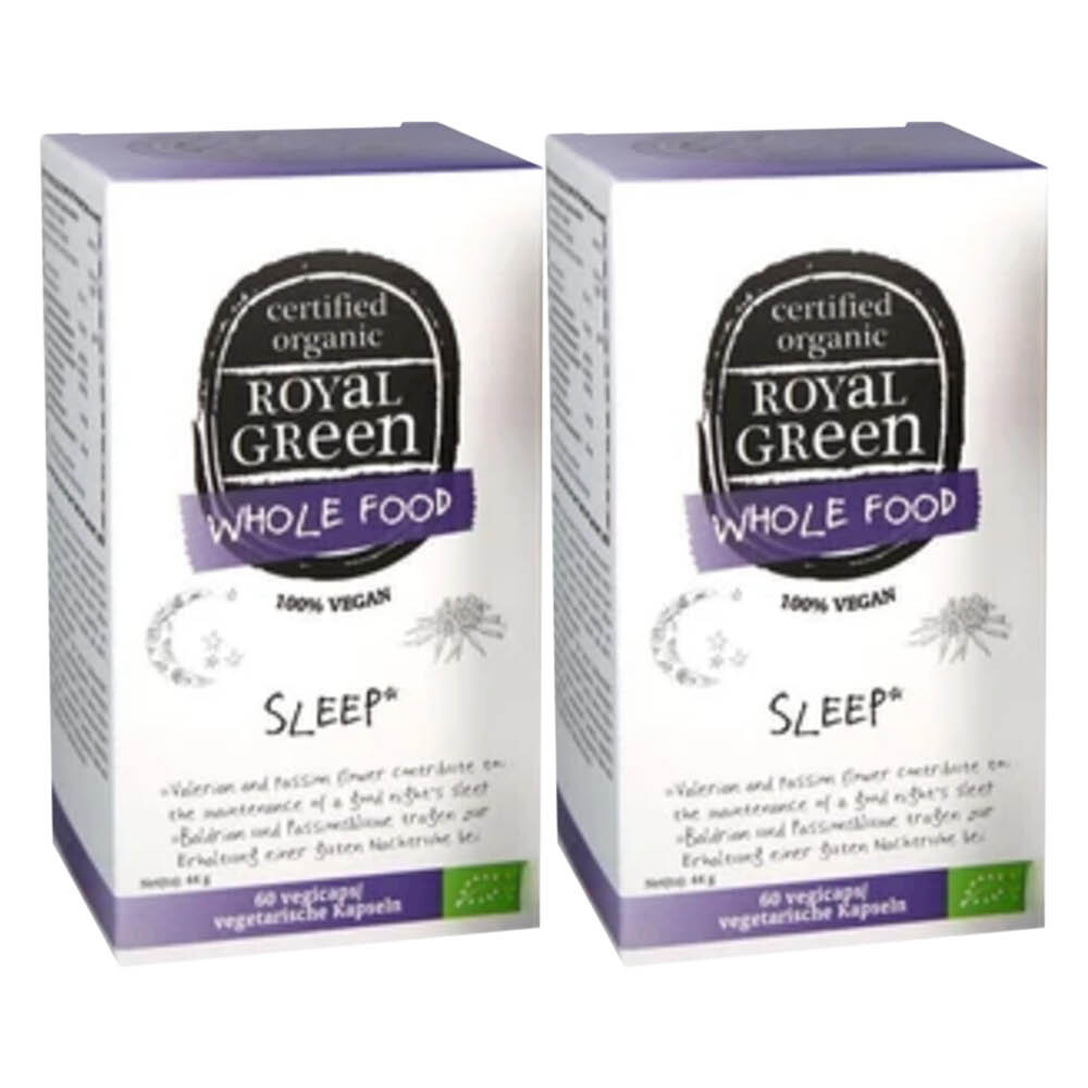 2x Royal Green Sleep Biologisch 60 vegacapsules