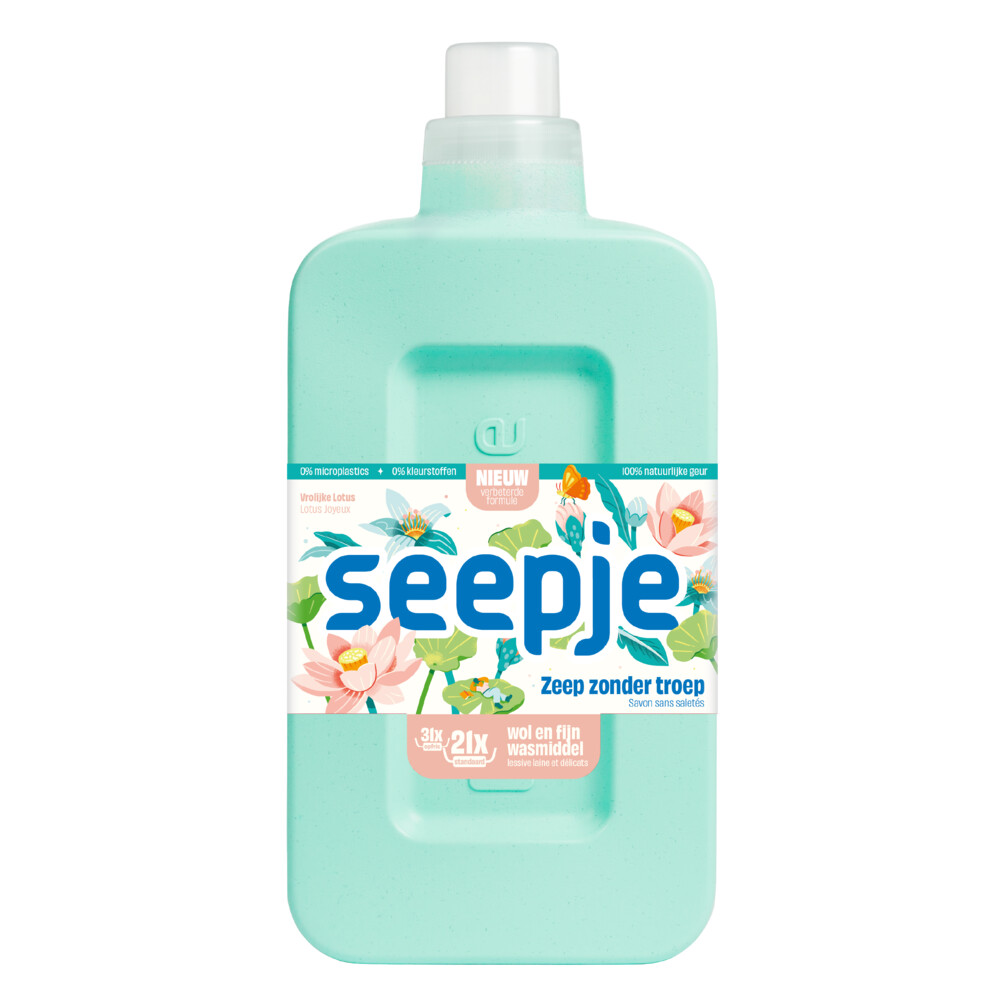Seepje Wasmiddel Wol&Fijn Vrolijke Lotus 945 ml