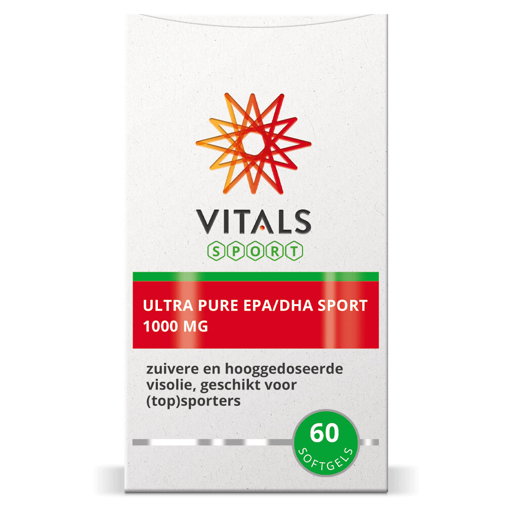 Gratis Verzending: Vitals Ultra Pure EPA/DHA Sport 1000mg 60 softgels