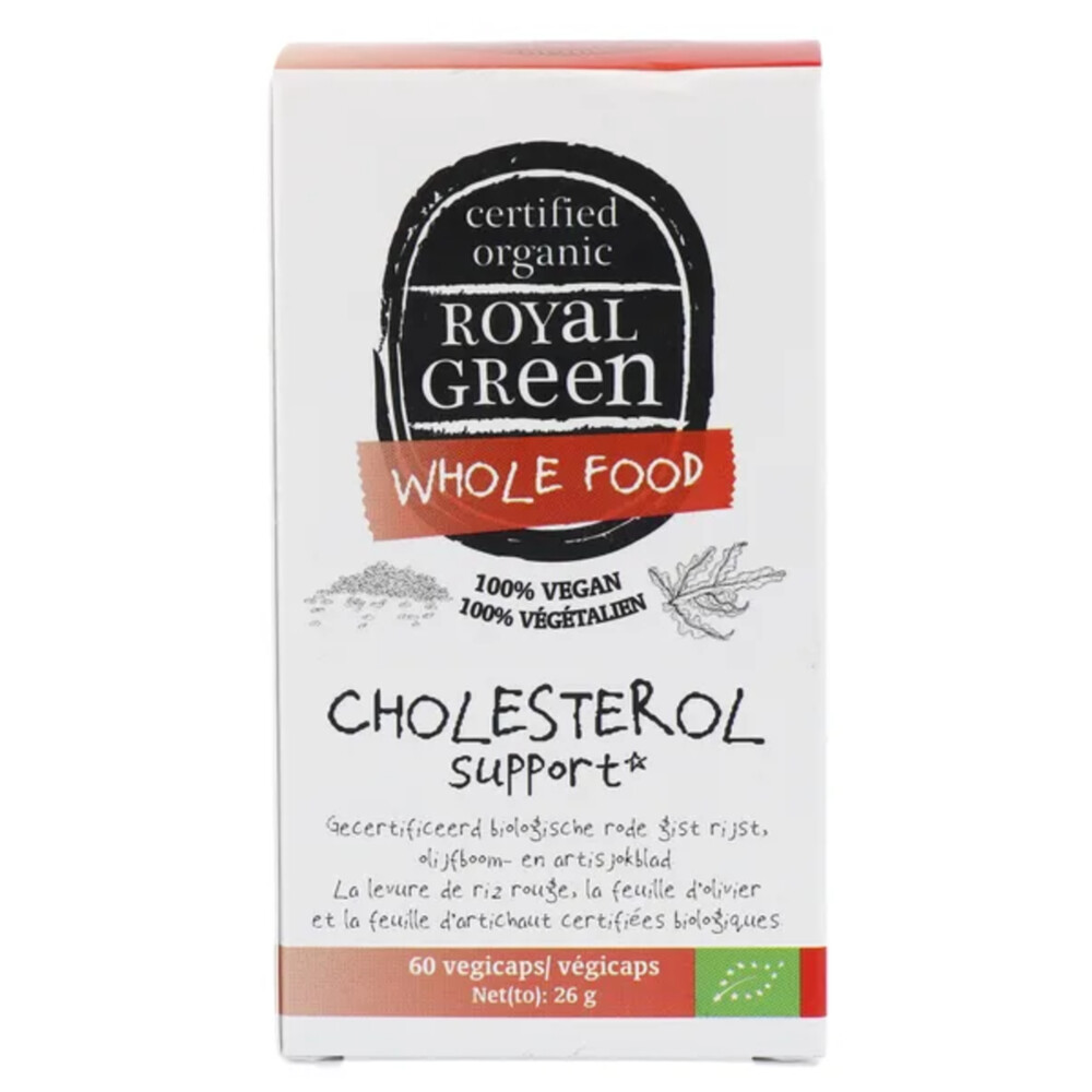 Royal Green Cholesterol Support Biologisch 60 vegacapsules