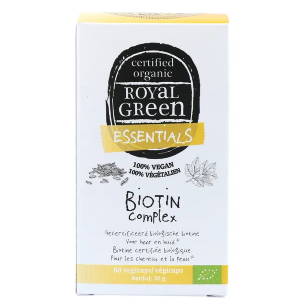 Royal Green Biotine Complex Biologisch 60 vegacapsules