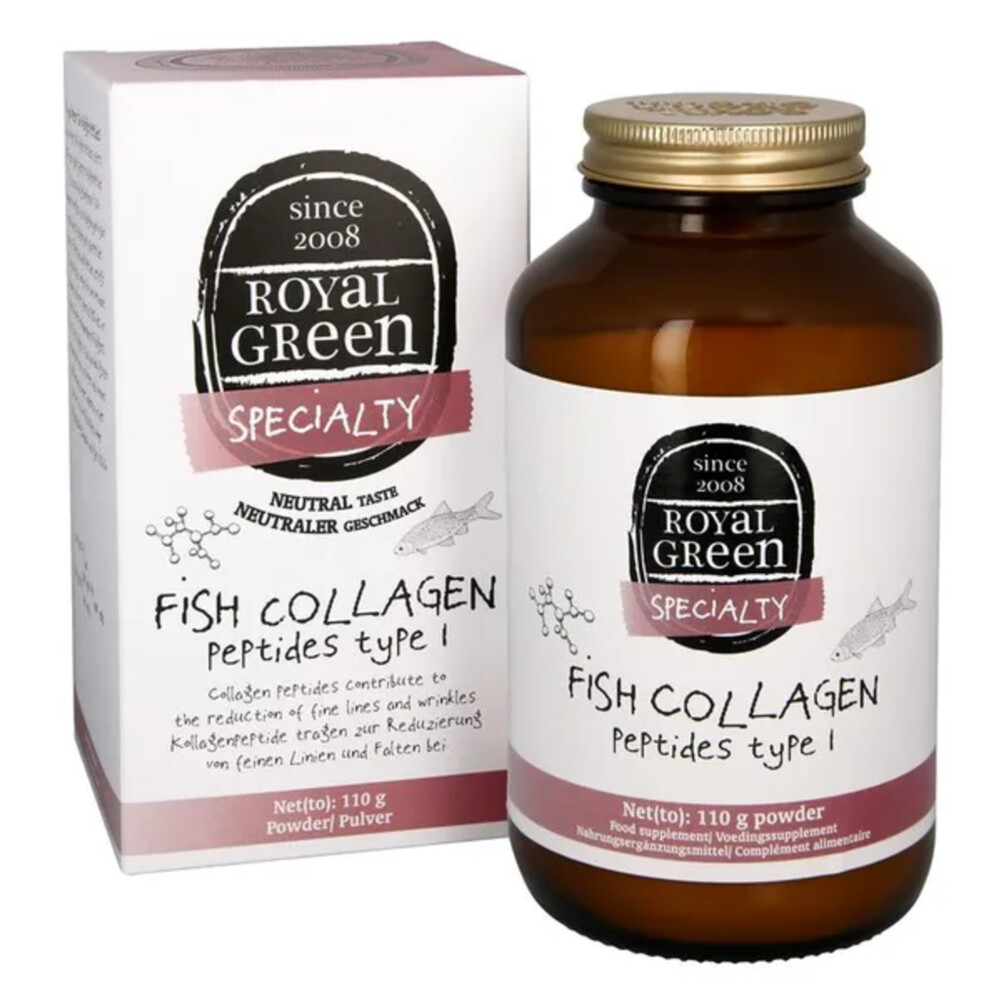2x Royal Green Fish Collagen Peptides 110 gr