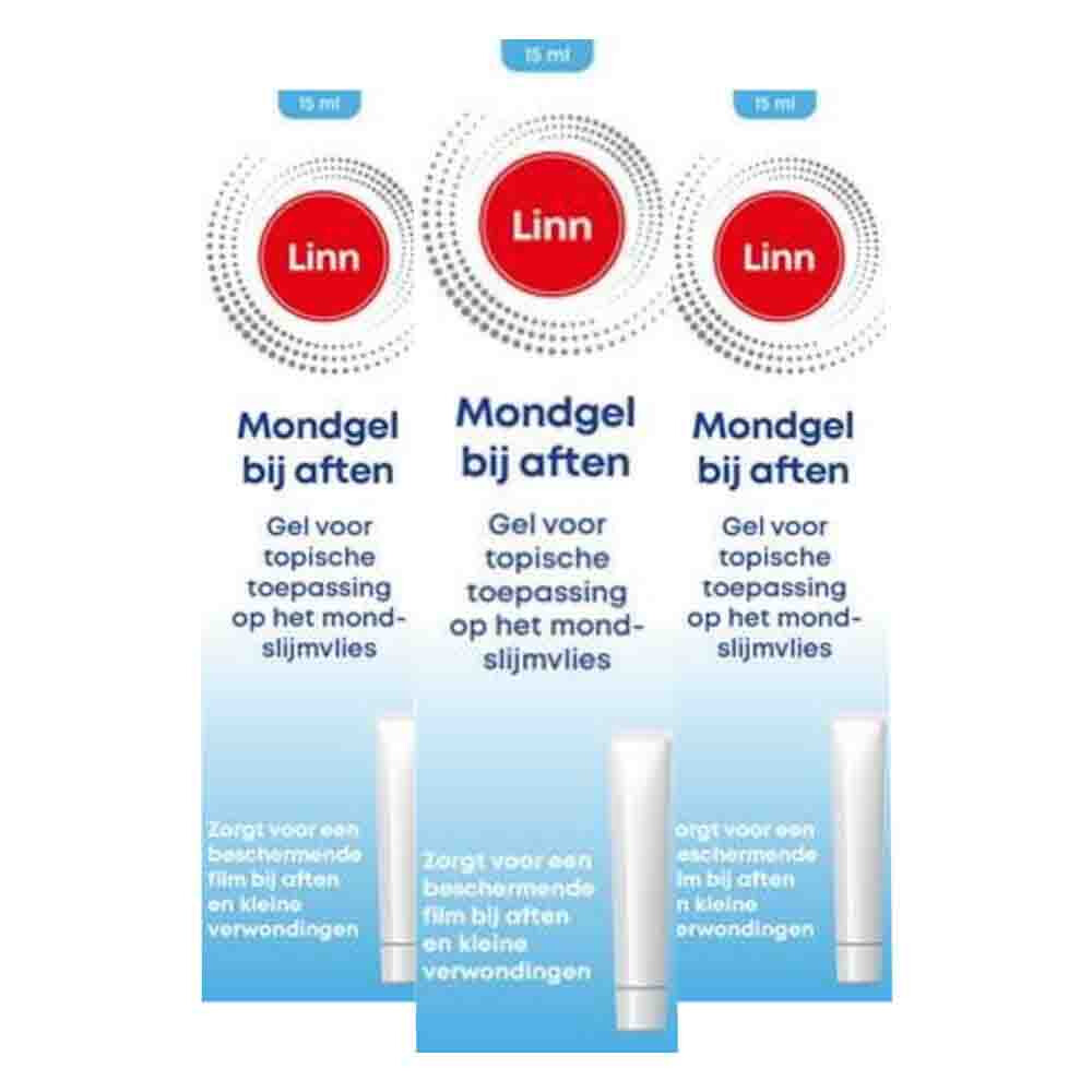 3x Linn Mondgel Bij Aften 15 ml