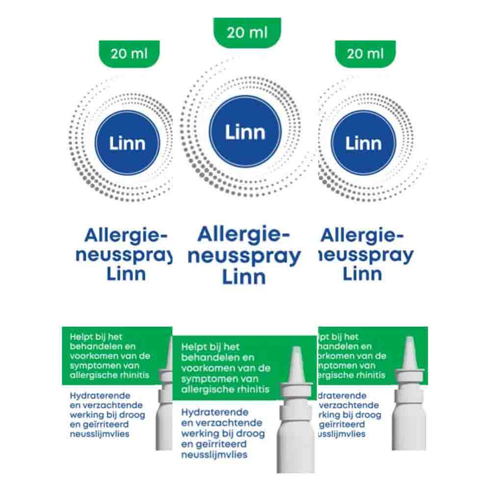 3x Linn Allergie Neusspray 20 ml