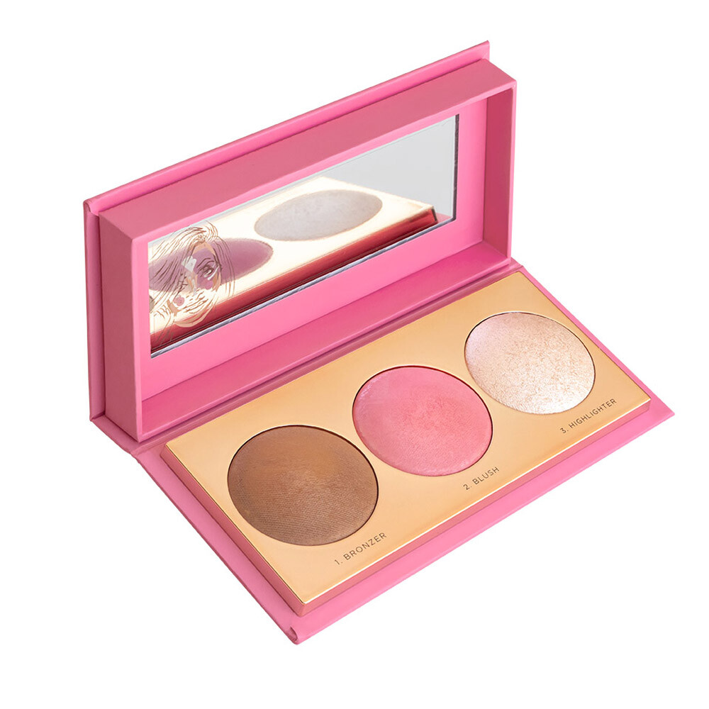 Cent Pur Cent Contour Pallet Glamour Pink 3 x 7 gr