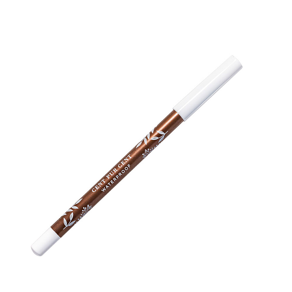 Cent Pur Cent Waterproof Eye Pencil Brun 0.8 ml