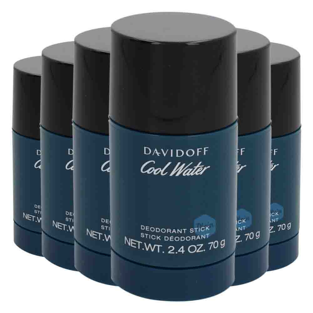 6x Davidoff Cool Water Man Deodorant Stick 70 gr