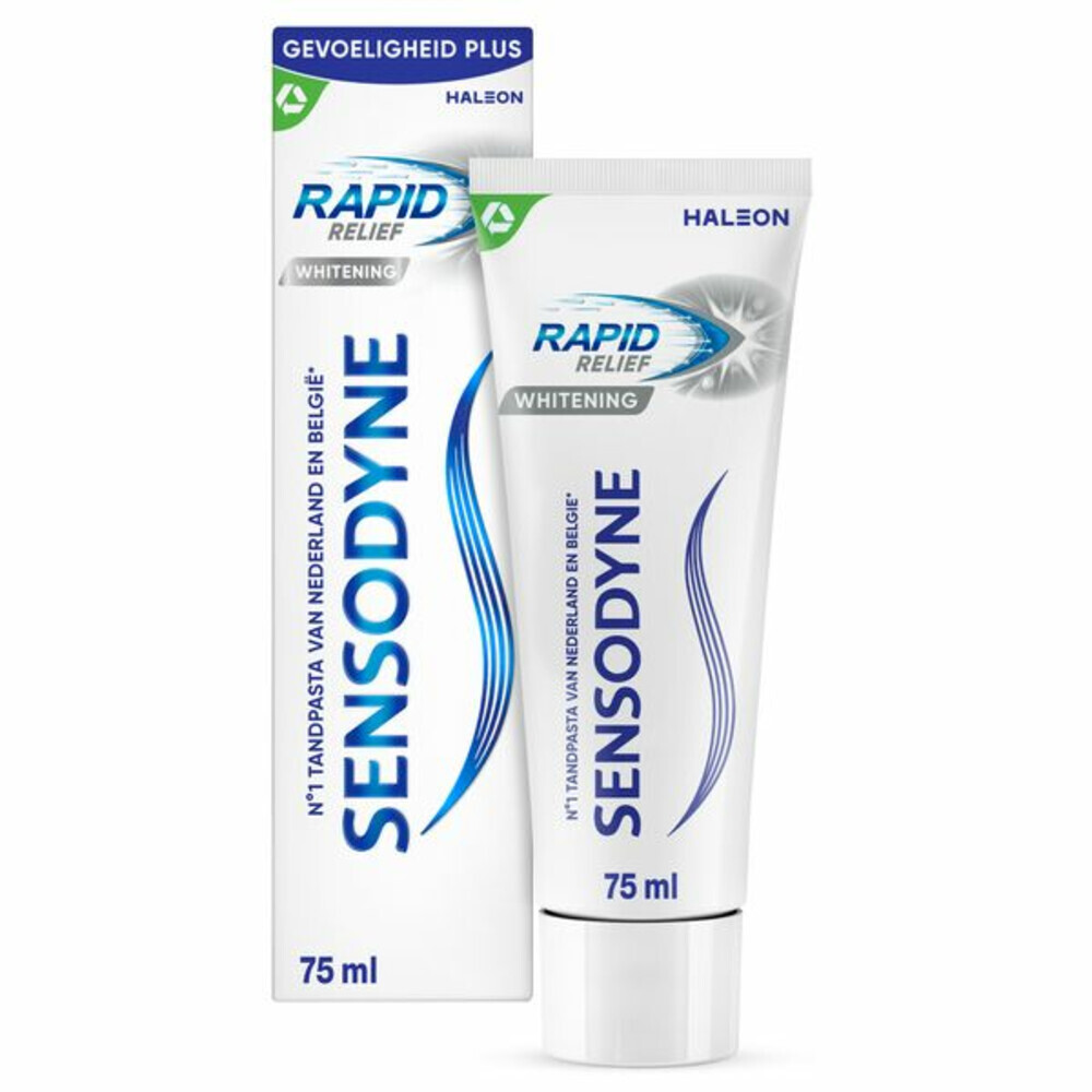 Sensodyne Tandpasta Rapid Relief Whitening 75 ml