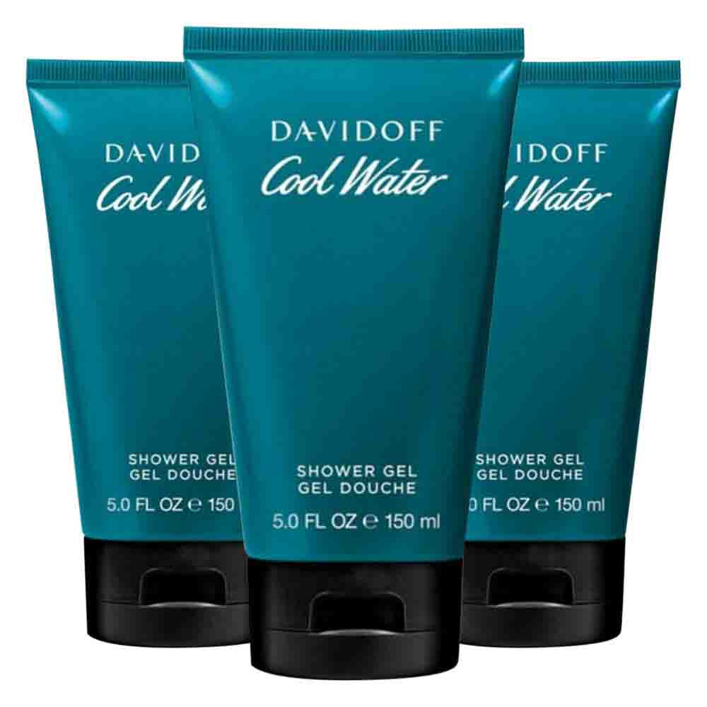 3x Davidoff Cool Water Douchegel 150 ml