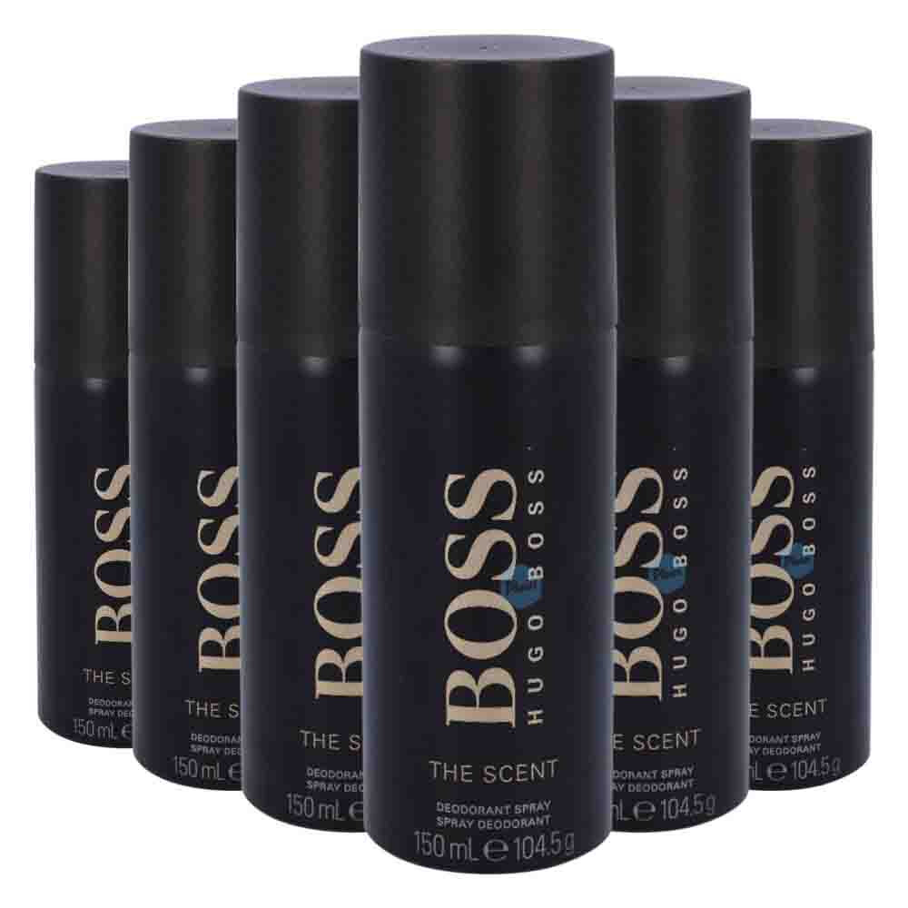 6x Hugo Boss Deodorant Spray The Scent 150 ml