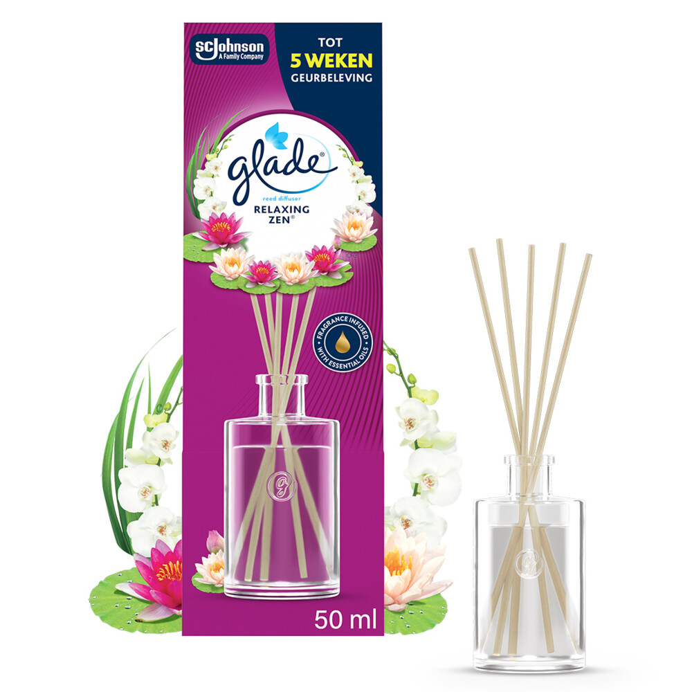 Glade Geurstokjes Relaxing Zen 50 ml