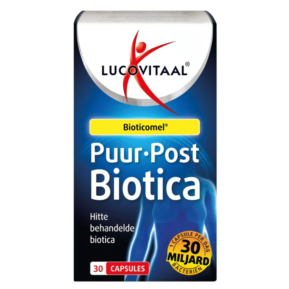 2+2 gratis: Lucovitaal Puur Post Biotica 30 capsules