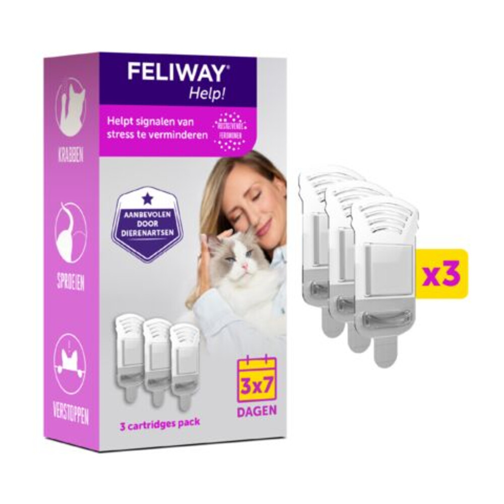 Feliway Help! Cartridges 3 stuks