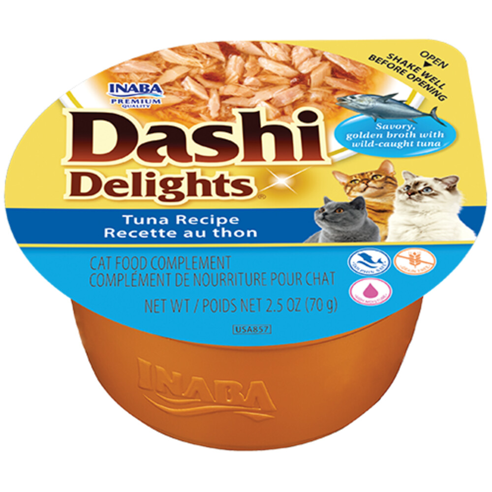 Ciao Kattenvoer Nat Dashi Delights Bouillon Tuna 70 gr