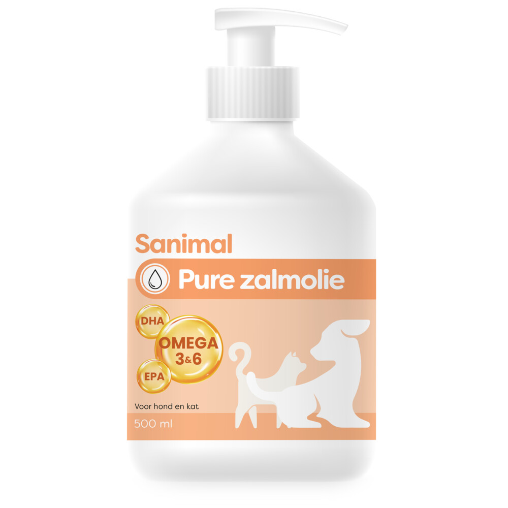 Sanimal Pure Zalmolie 500 ml