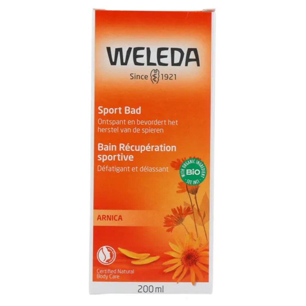 2e halve prijs: WELEDA Arnica Sport Bad 200 ml