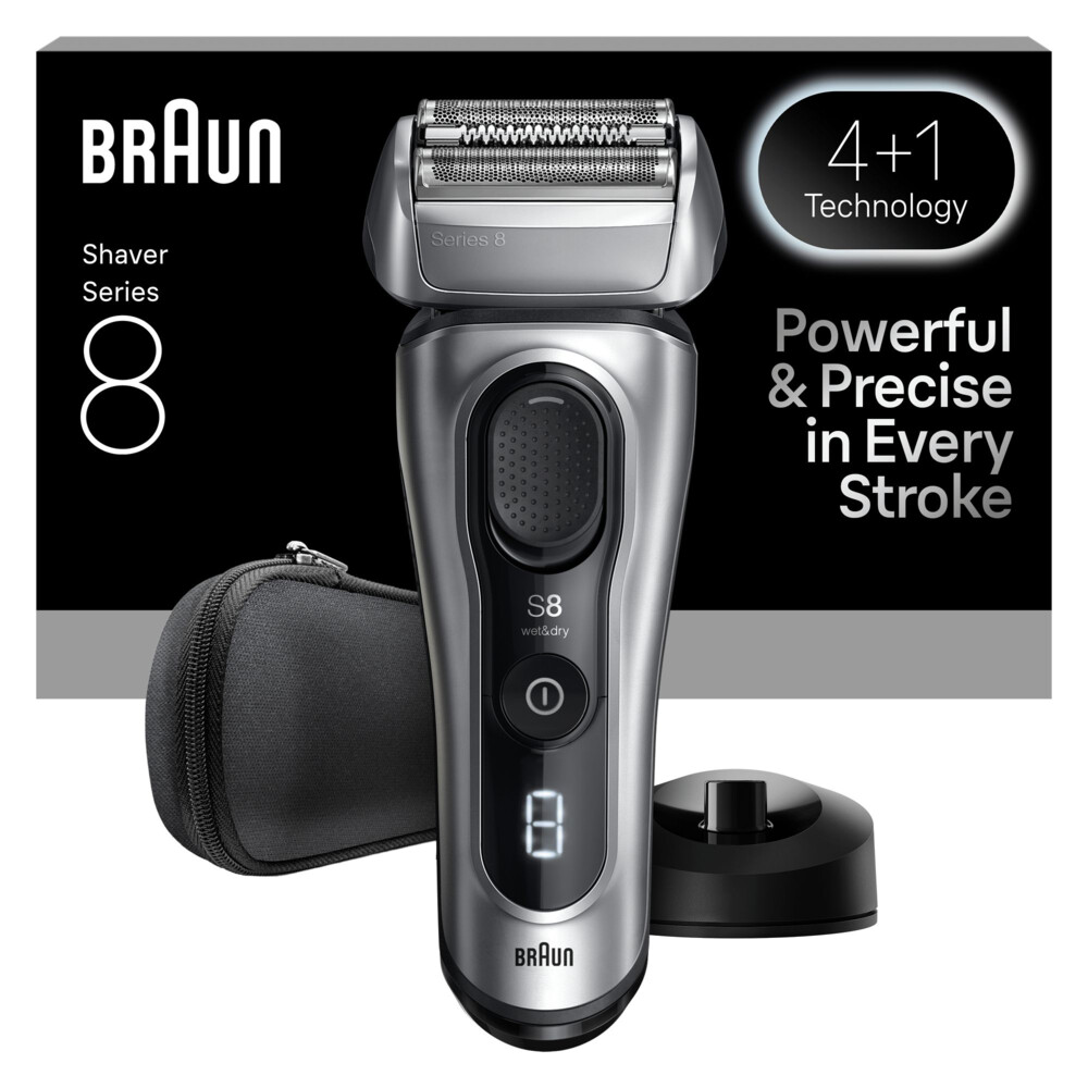 Braun Elektrisch Scheerapparaat Series 8 8617S Zilver