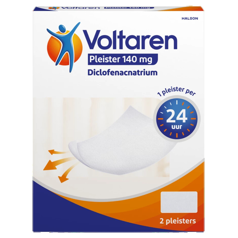 Voltaren Pleister Diclofenacnatrium 140 mg 2 stuks
