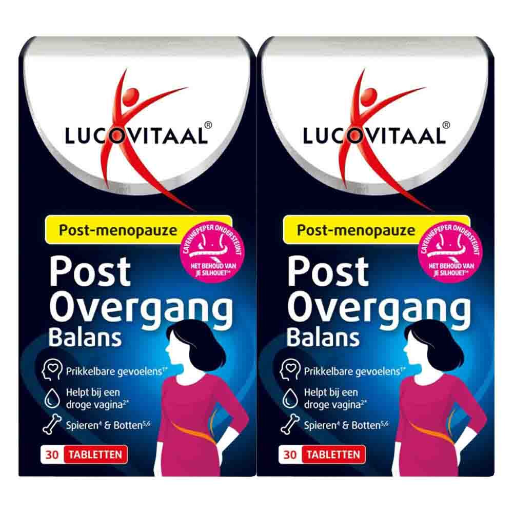 2x Lucovitaal Post Overgang Balans 30 tabletten